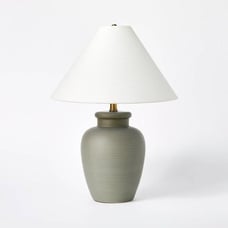 Threshold Studio McGee Large Table Lamp Forest Fog Gray Green - Target 2023