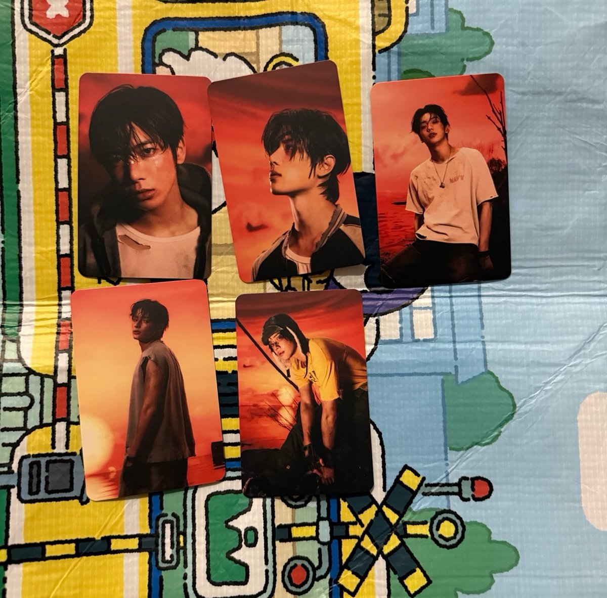 Txt the star chapter together musicplant afterglow version pob photocard set