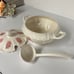Vintage Soup Tureen with ladle porcelain