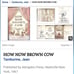 Vintage 1967 Book How Now Brown Cow