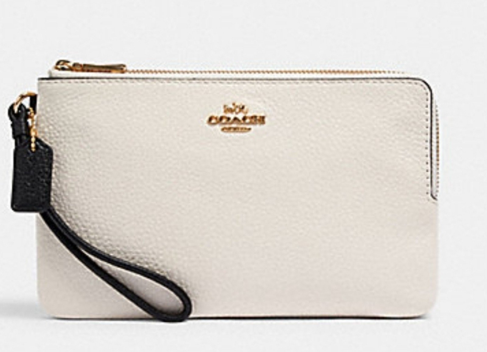 New Coach Double Zip, Colorblock Wallet Wristlet