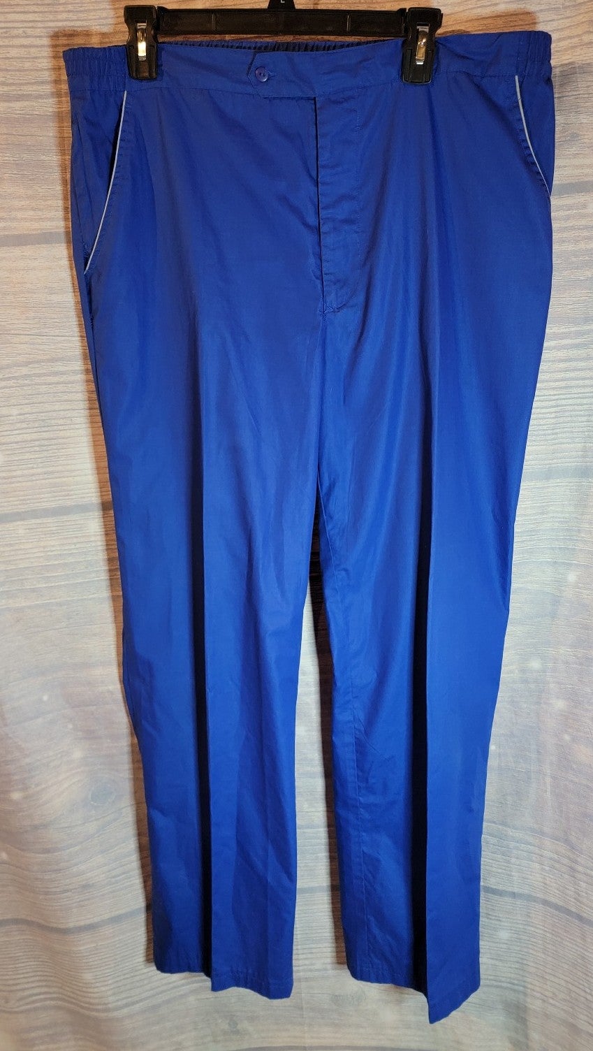 Vintage Christian Dior Men's White and Navy Trousers