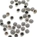 Lot of 14 Sterling Bali bead caps. Sv37