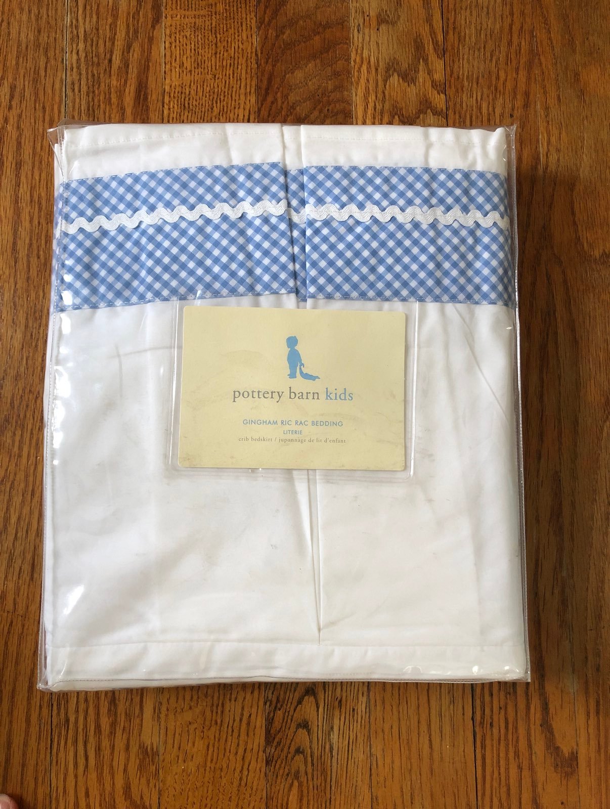 Pottery Barn Kids crib bedskirt