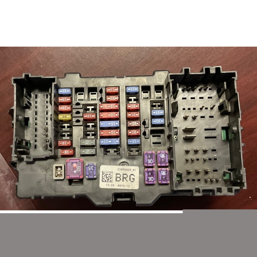 2016-2019 Chevy Silverado Fuse Box