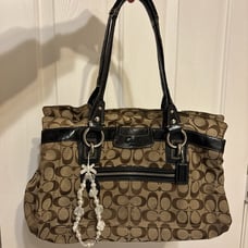 COACH Monogram Shoulder Bag