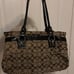 COACH Monogram Shoulder Bag