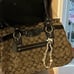 COACH Monogram Shoulder Bag