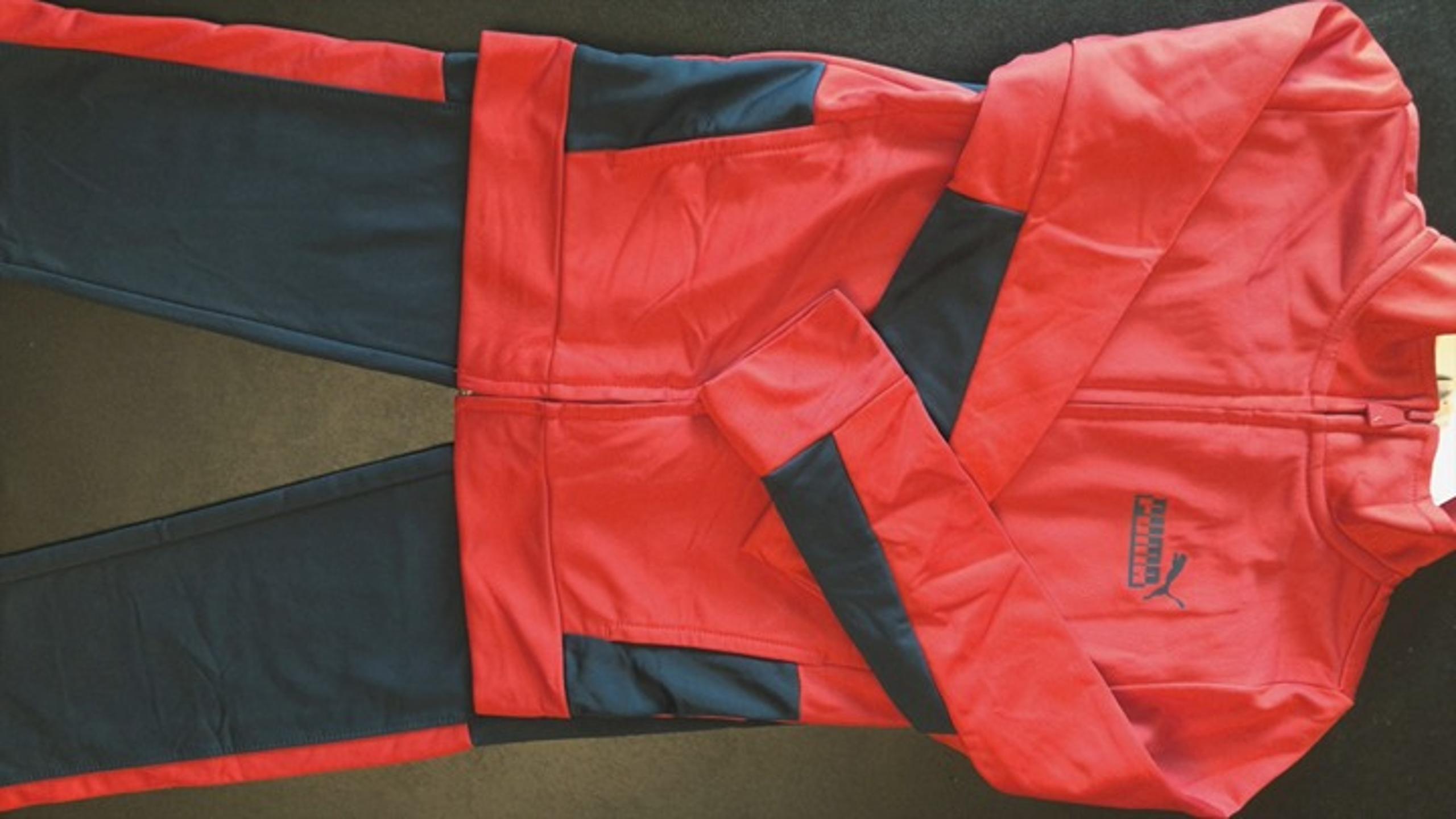 Puma Boys 2 Piece Sweatsuit NAVY and Red NWT