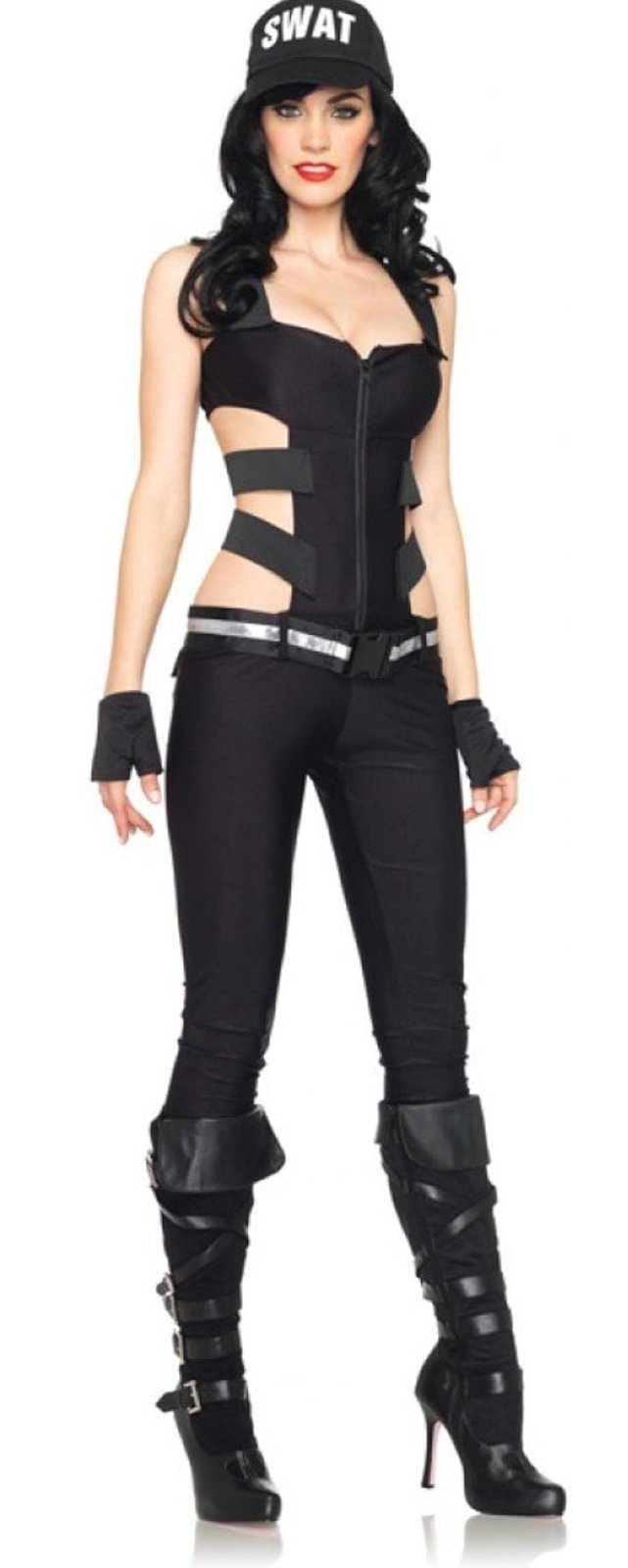 Leg Avenue “SWAT Sniper” Catsuit Halloween Costume Women’s Size Medium