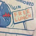 Vintage 1950s bartender apron 26 x 35
