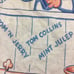 Vintage 1950s bartender apron 26 x 35