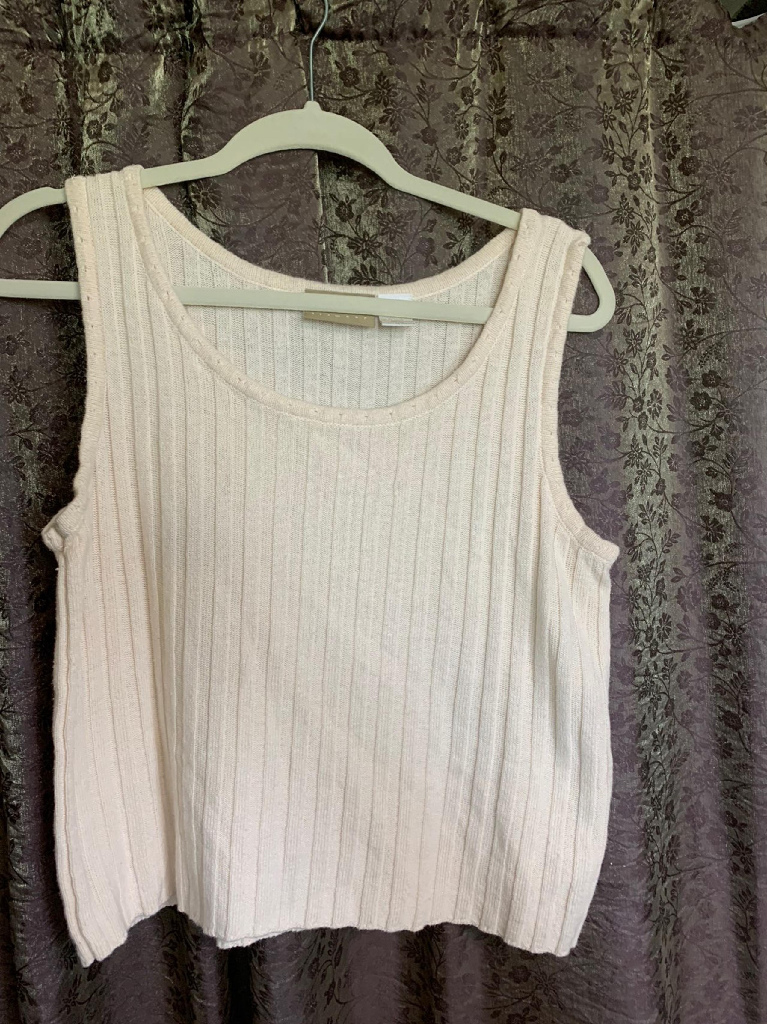 Liz claiborne knit tank top