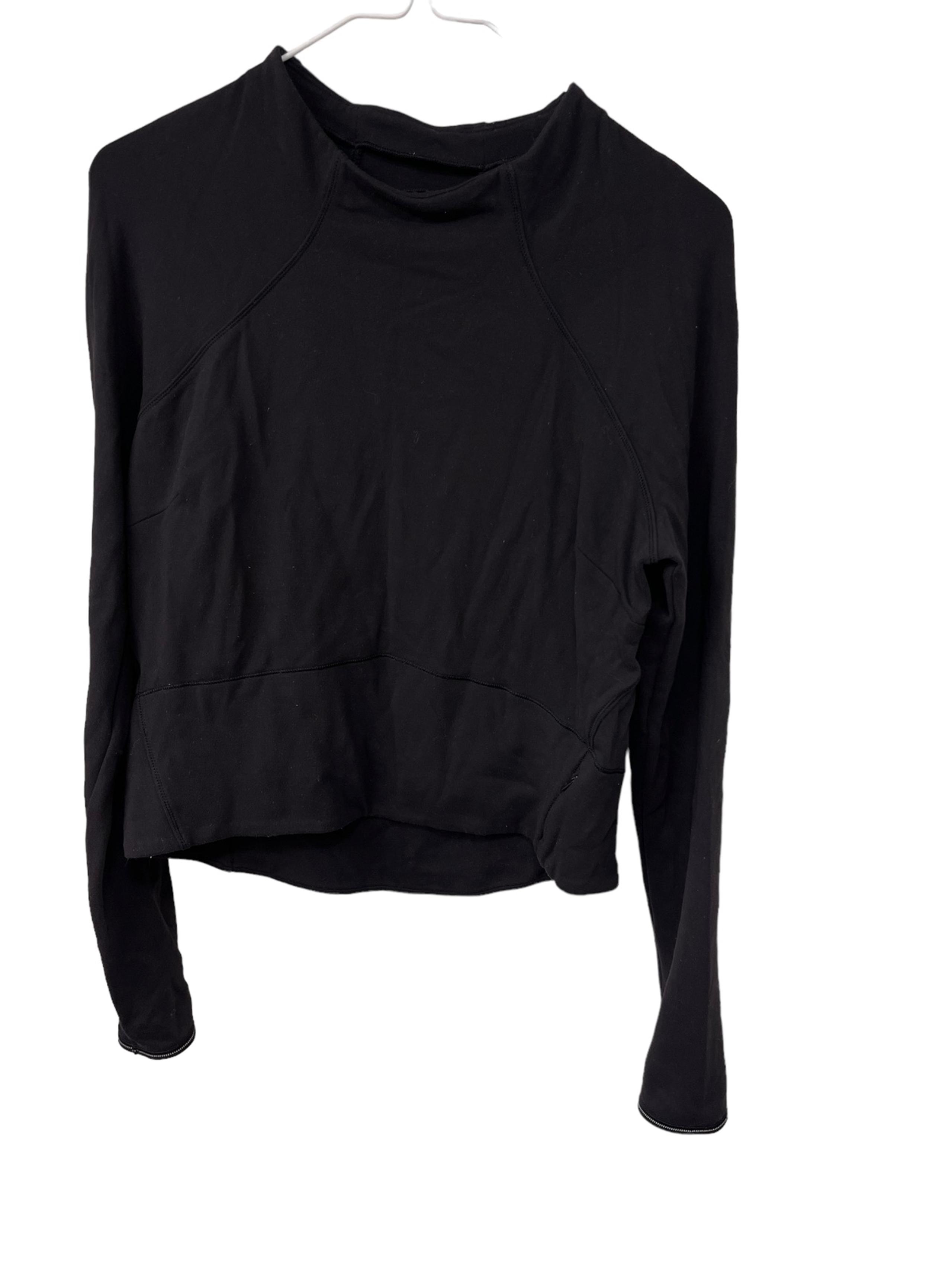 Lululemon Athletica Long Sleeve Crew Neck Sweater Top Soft Thumb Holes Women’s 8