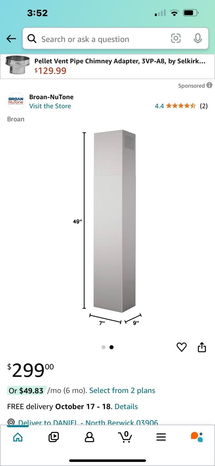 Fan vent exhaust extension