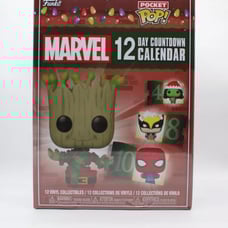 Marvel Funko Pocket Pops 12 Day Countdown Calendar Advent w/Deadpool Spider-Man