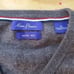 ALAN FLUSSER SZ XL BROWN 100% MERINO WOOL V NECK LONG SLEEVE