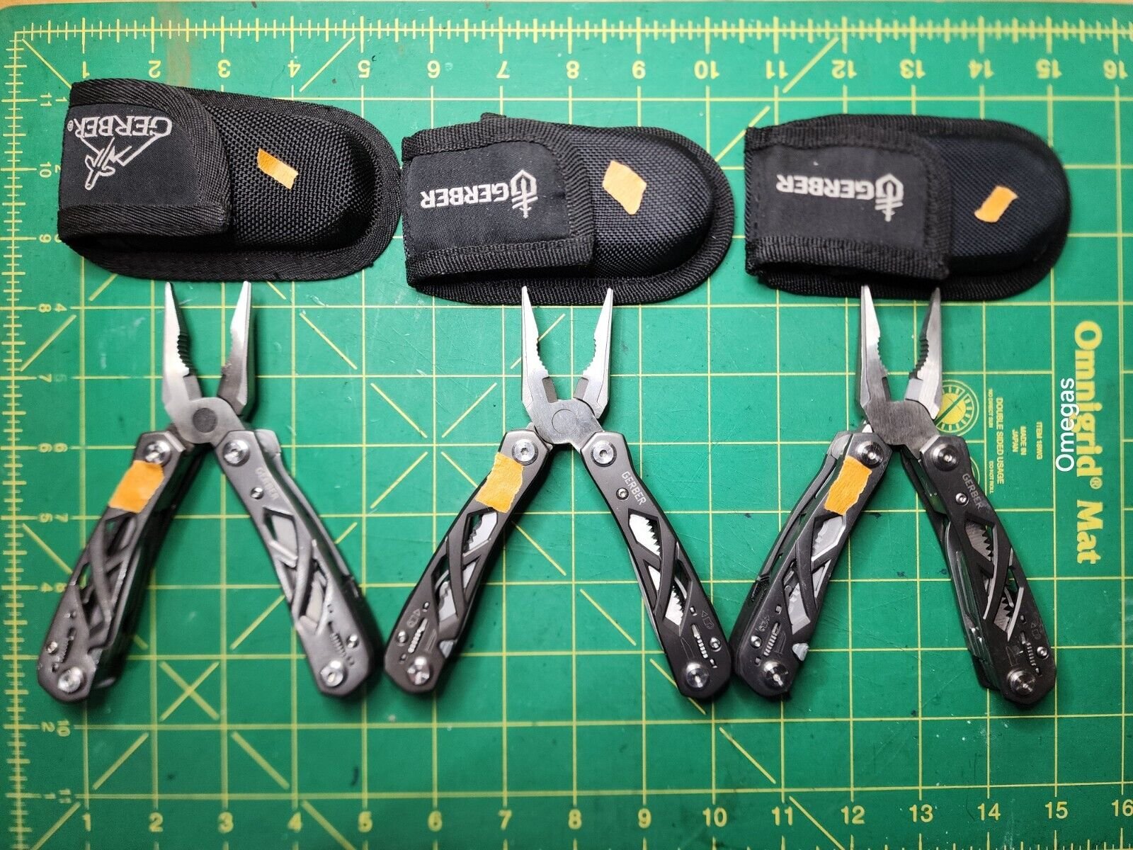 Gerber Suspension x3 bundle deal, lot of x3 Multi Tool Orange with sheaths