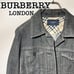 BURBERRY G Jean Nova Check 46 Denim Jacket
