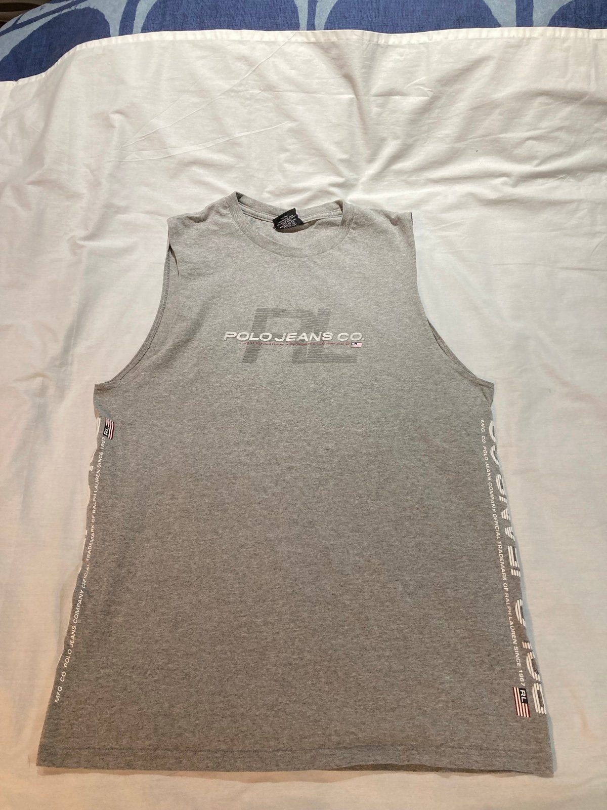 Vintage Polo Jeans Co Muscle Shirt, Men’s size large