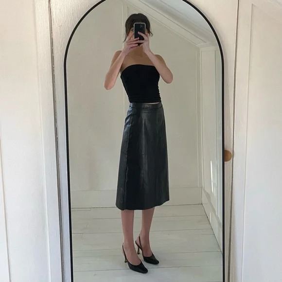 midi skirt gap