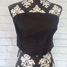 Indikah By Angel Biba Black Women's Halter Size Large