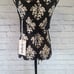 Indikah By Angel Biba Black Women's Halter Size Large