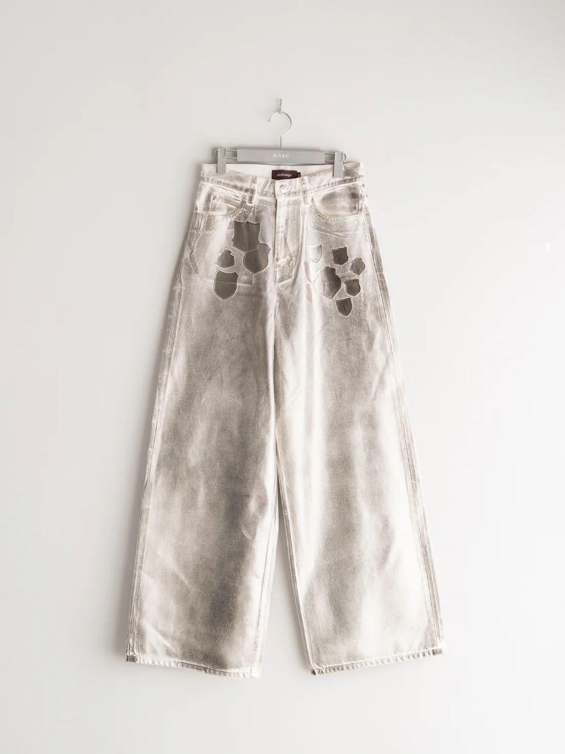 MASU BOYS EMBLEM BAGGY JEANS
