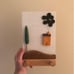 Handmade Italian Wooden House w/ Balloons Coat Hanger (from Tuscany, Italy)