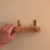Handmade Italian Wooden House w/ Balloons Coat Hanger (from Tuscany, Italy)