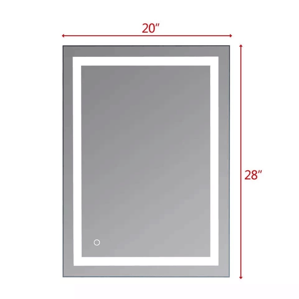 Makeup mirror dimming LED wall lamp mirror