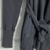 F- Gray Belted Wrap Jacket