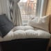 Non slip Tufted Memory Foam Bench Cushion, Fade Shield Water Resistant