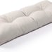 Non slip Tufted Memory Foam Bench Cushion, Fade Shield Water Resistant