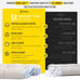 Non slip Tufted Memory Foam Bench Cushion, Fade Shield Water Resistant