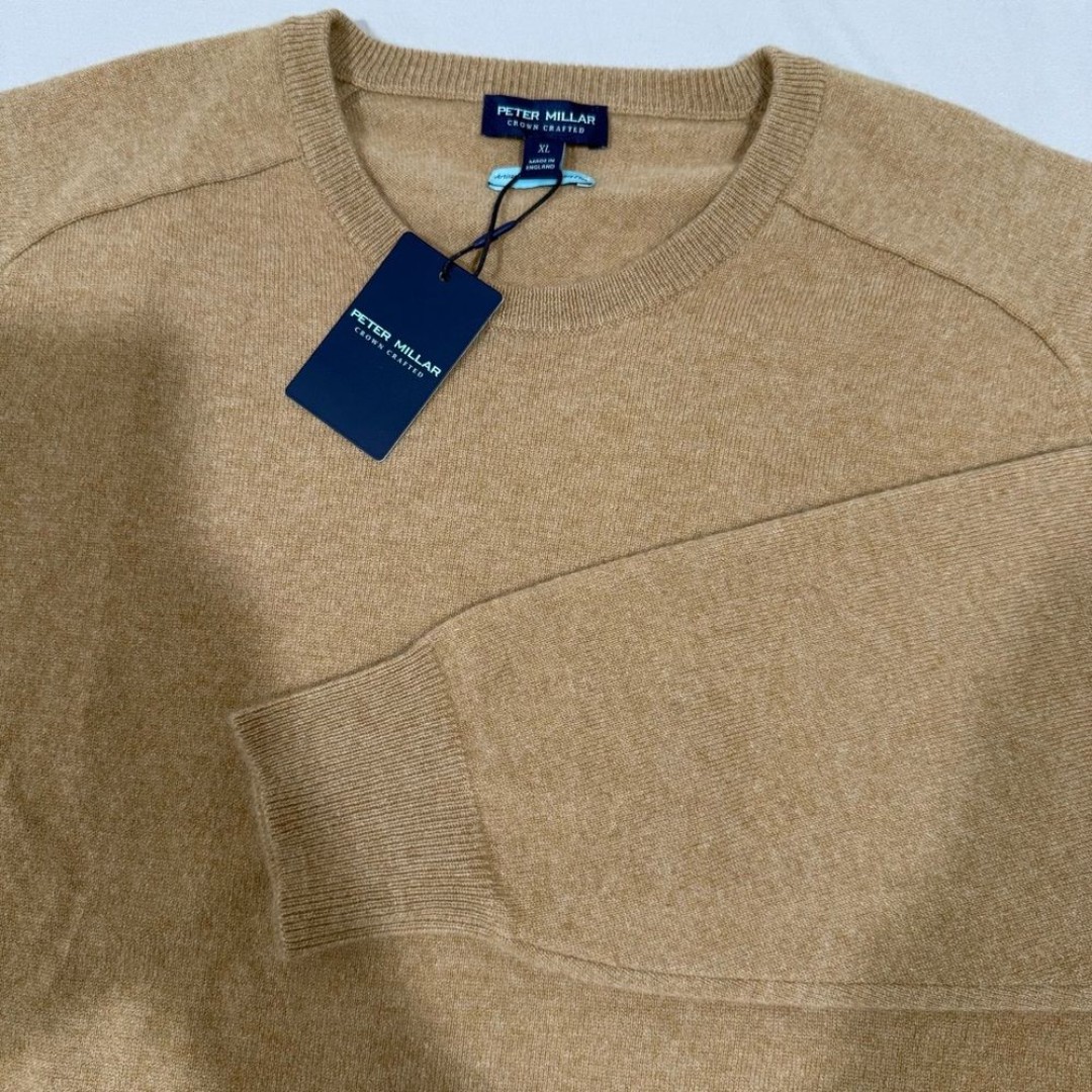 Peter Millar Men’s Crown Crafted Artisan Crafted Cashmere Flex Sweater - XL