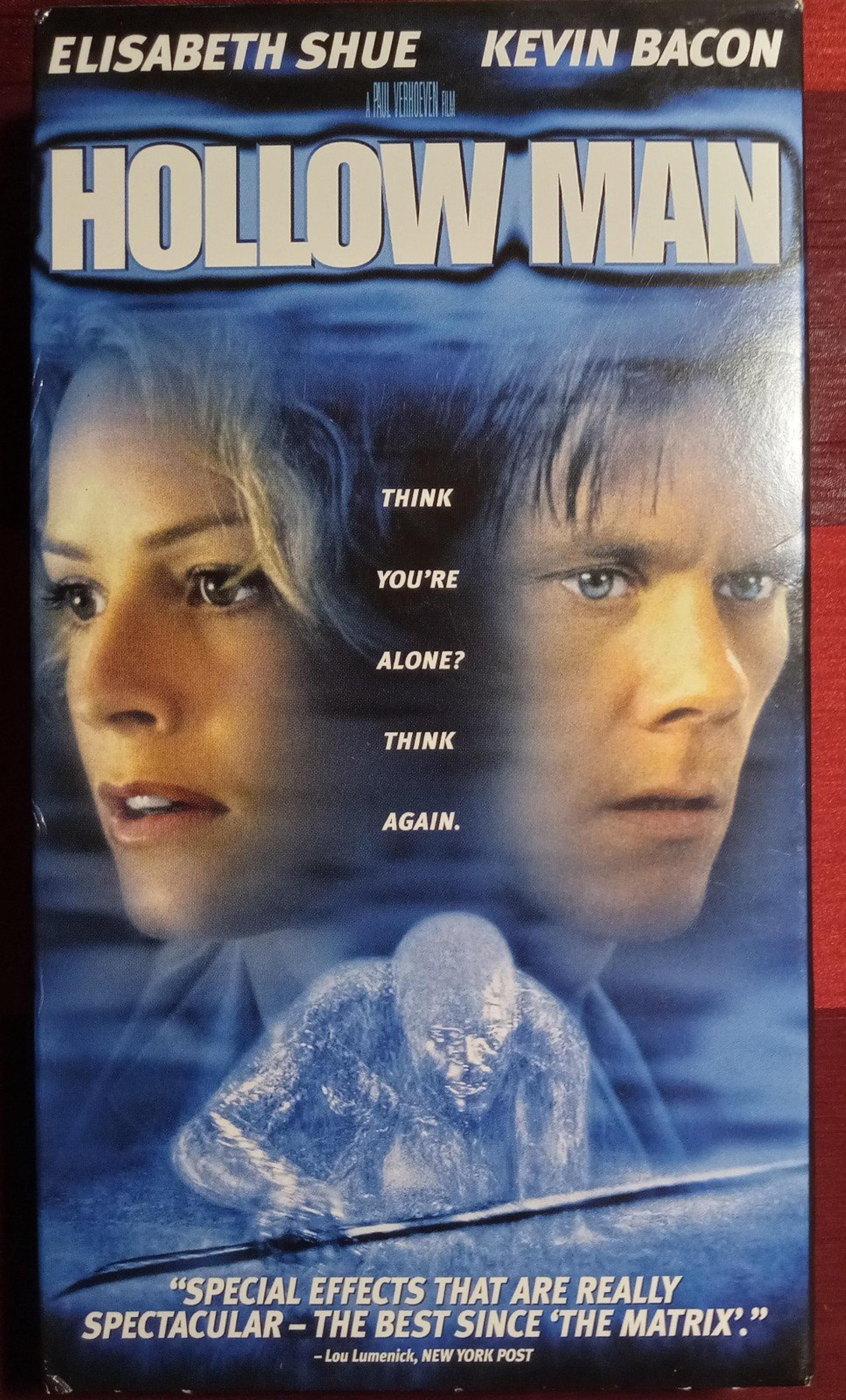 "Hollow Man" VHS. 2000 Columbia TriStar Release. Action/Sci-Fi. Rated R