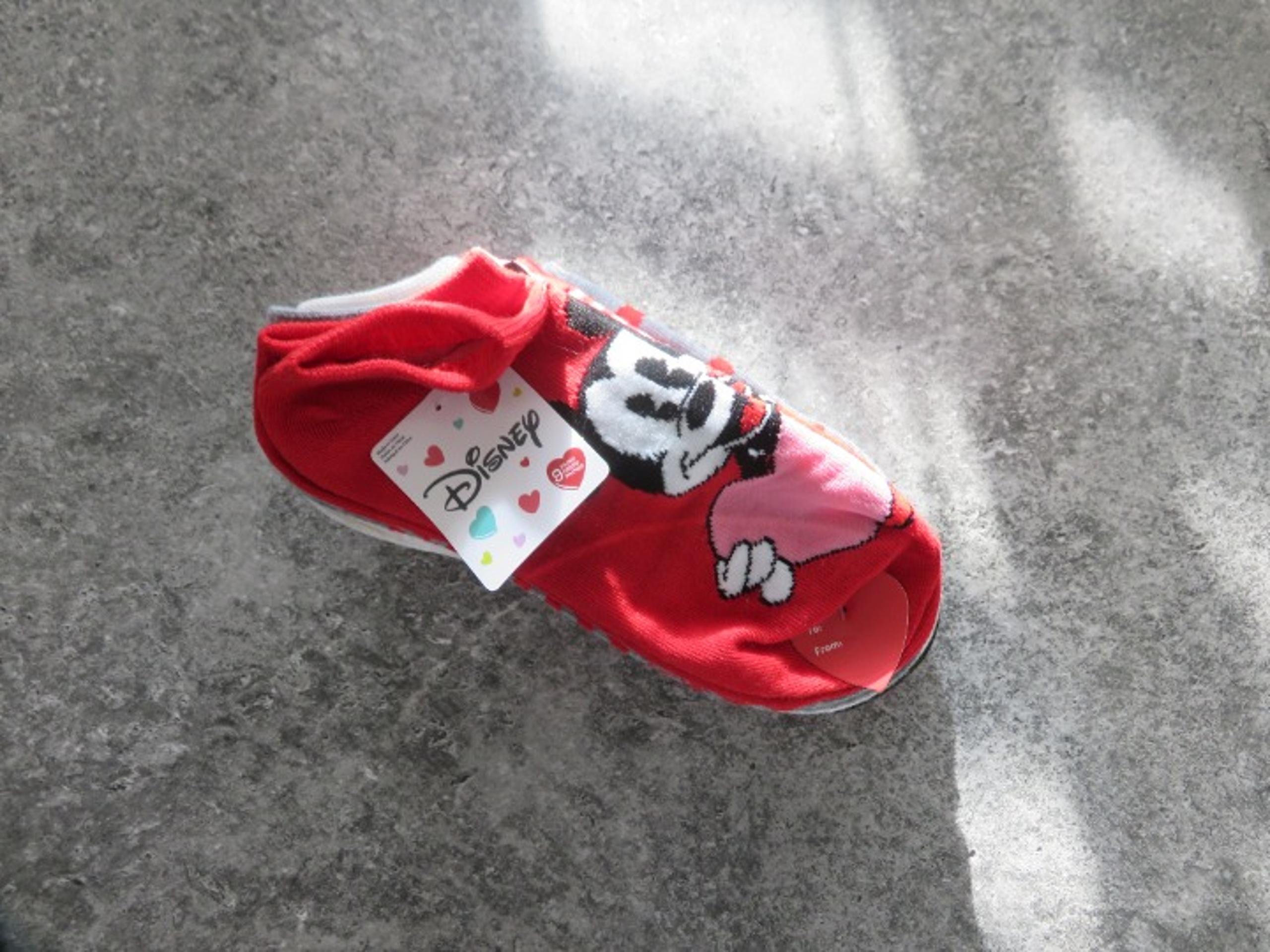 (#T) Disney Mickey Mouse  9 pair  No Shows Socks