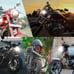 5 3/4 LED Headlight Red Harley Davidson Dyna Softail Sportster XL 883 1200 5.75