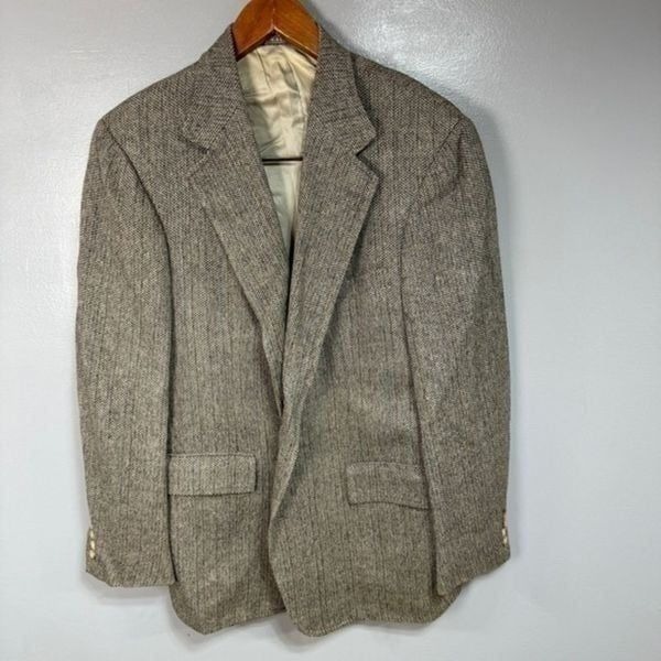 Vintage Ralph Lauren Wool Blazer Jacket sz 44L # D50-A