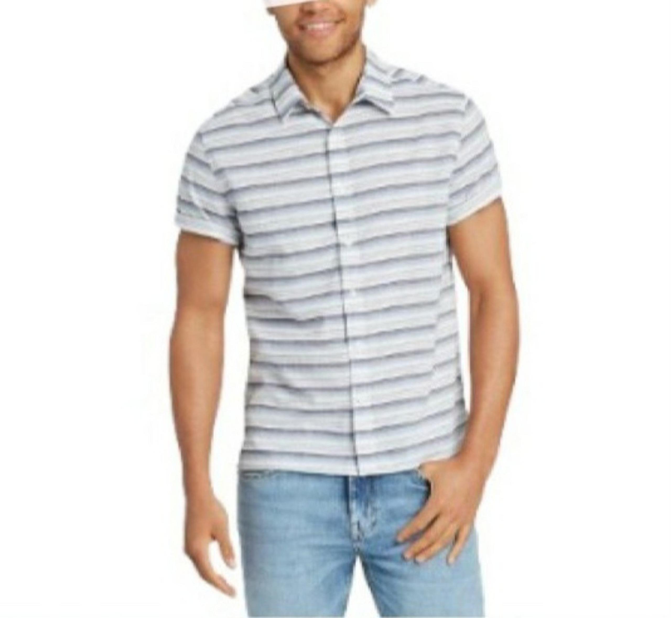 Goodfellow & Co Men's Northrop Standard Fit Short Sleeve Button-Down Shirt, XL
