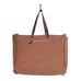Myra Bag Handmade Ambrose Weekender Tote Bag Upcycled Canvas & Cowhide L…