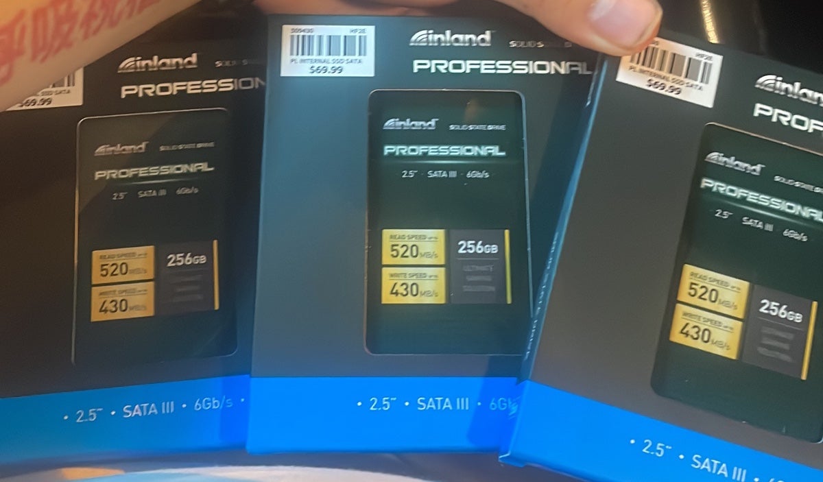 INLAND 256GB SSD NEVER OPENED BRAND NEW!