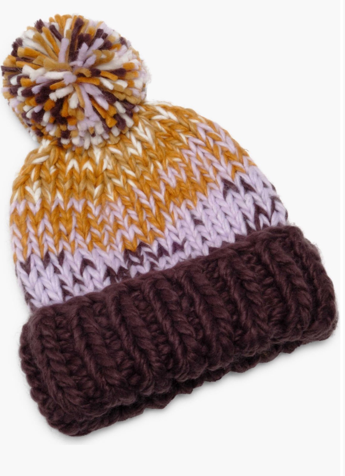 Free People Tide Stripe Knit Pom Beanie (shipping is now only 3.99)