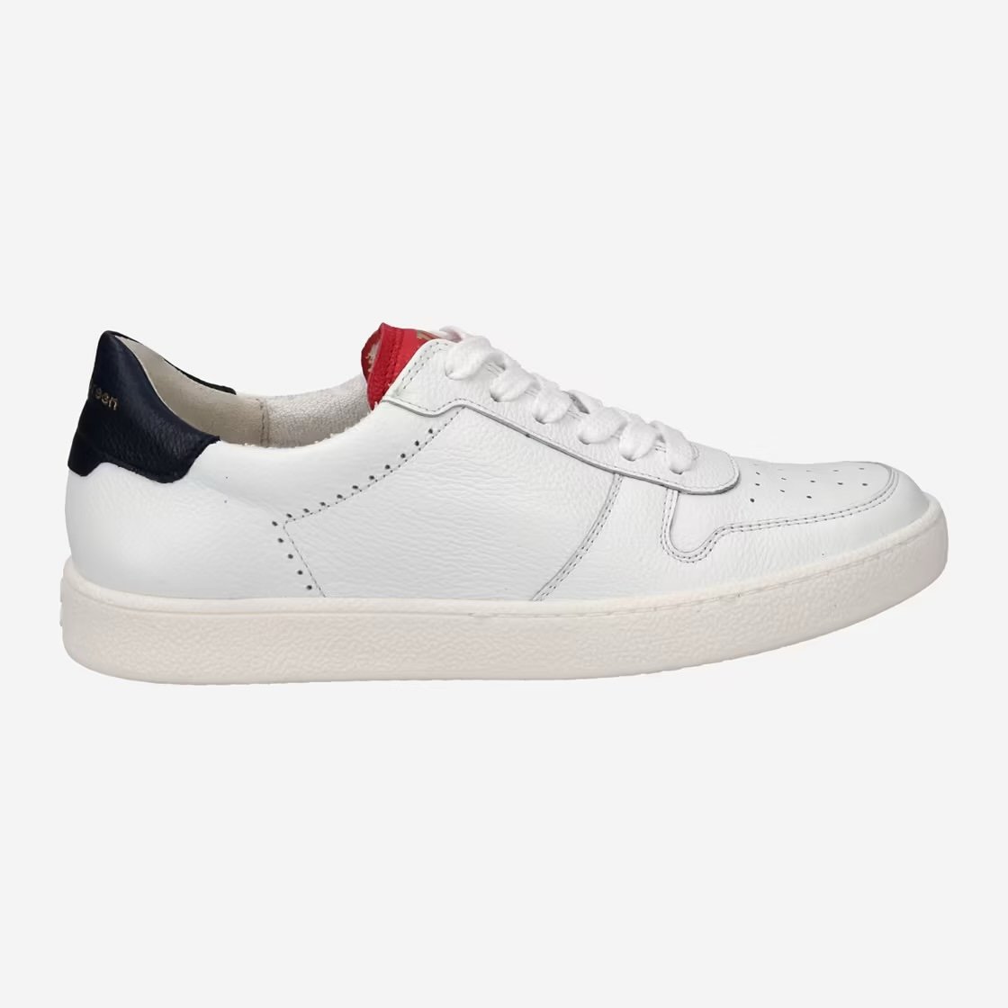 Paul Green White Navy Red Super Soft Sneakers Size Mens 8.5 NWOT In excellent