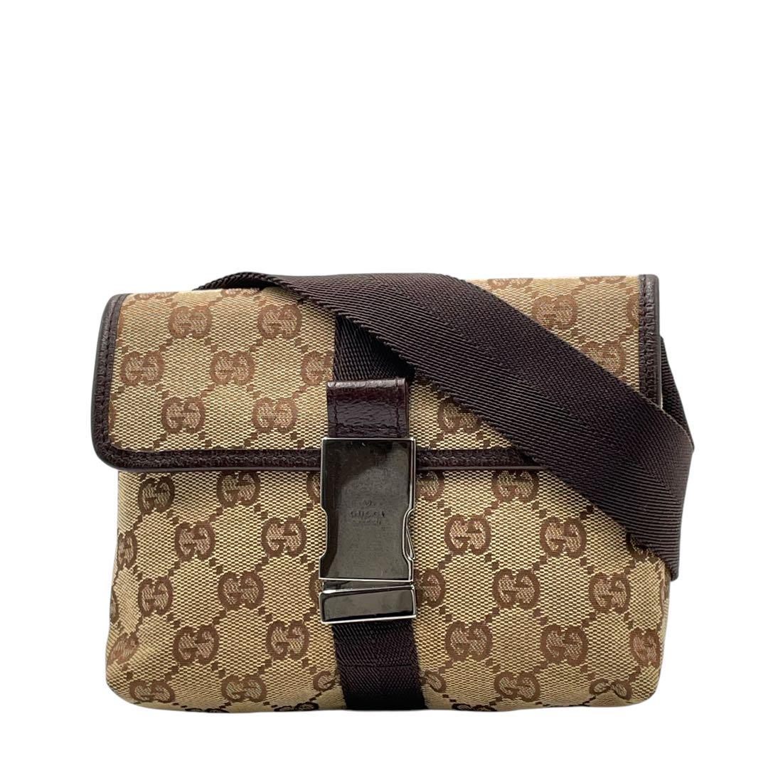 Gucci GG Canvas Waist Bag/Body Bag with Imperfections