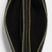 COACH Double Corner Zip Wristlet Brown/Black Signature Coated Canvas 87591 108