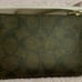 COACH Double Corner Zip Wristlet Brown/Black Signature Coated Canvas 87591 108