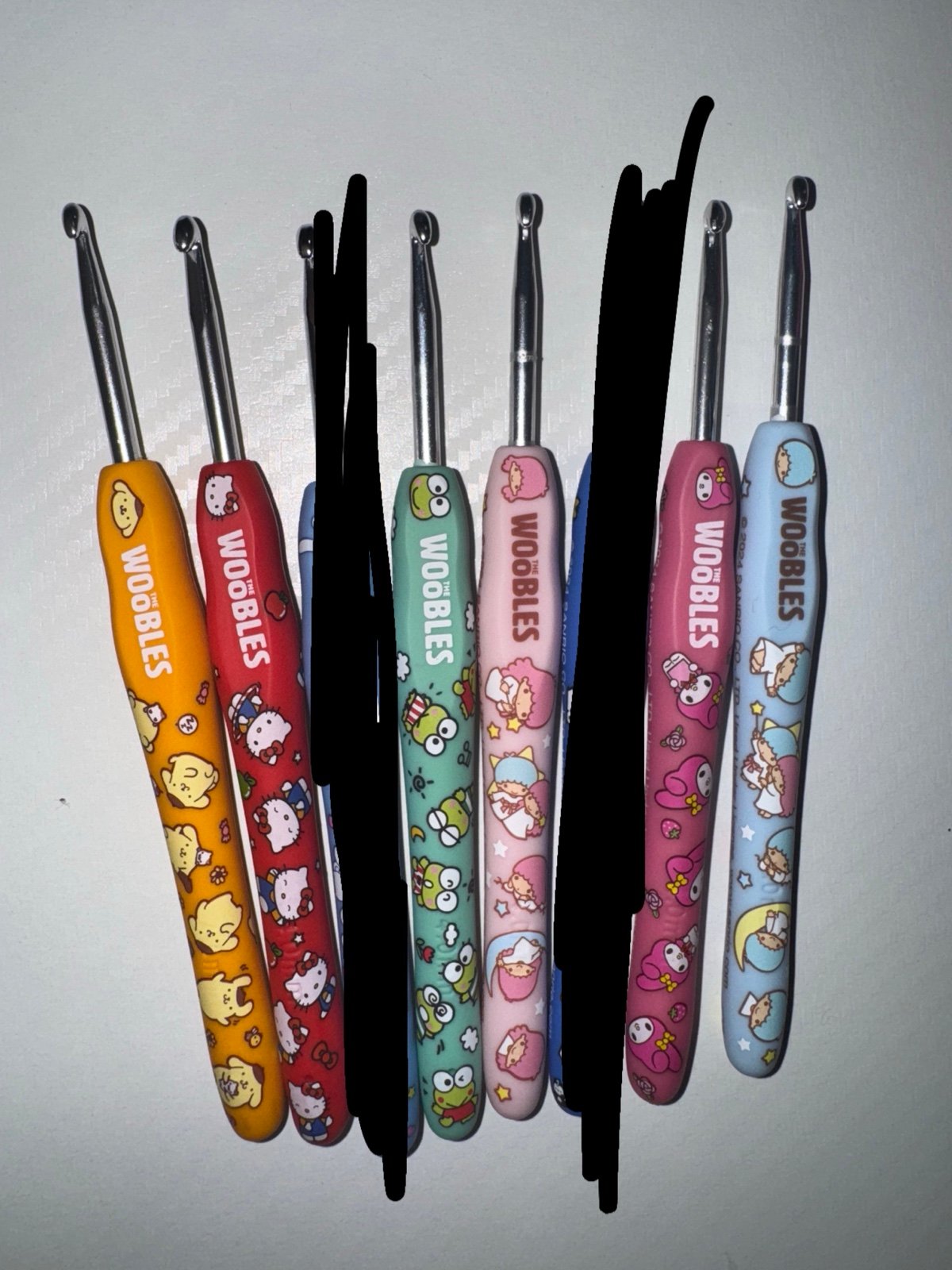 The wobbles Sanrio set of hooks