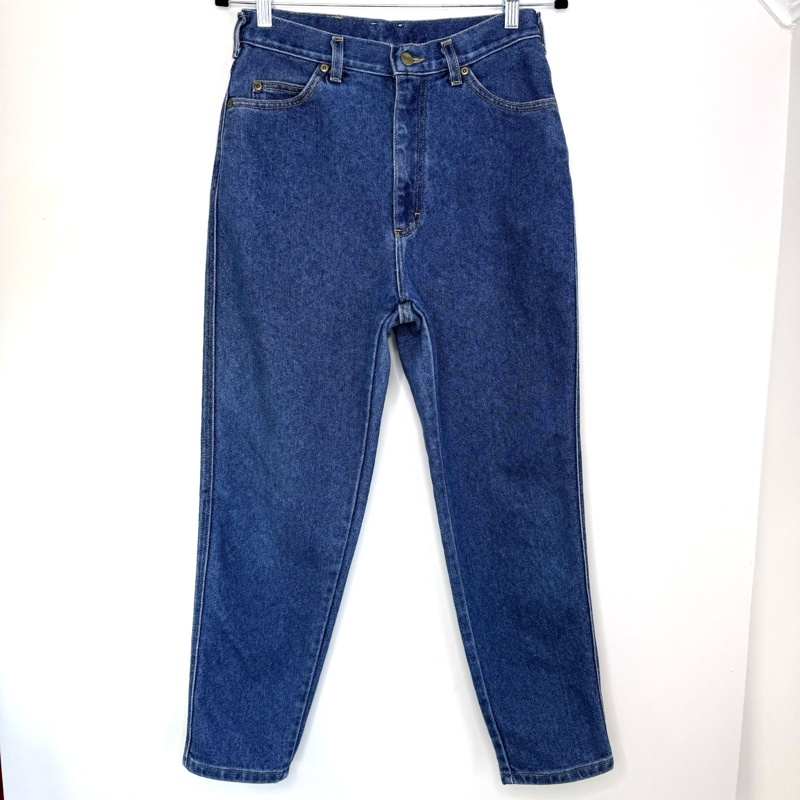 Vintage LL Bean Jeans Women's size 10PET Blue Relaxed Straight Leg 90s Y2K - 197